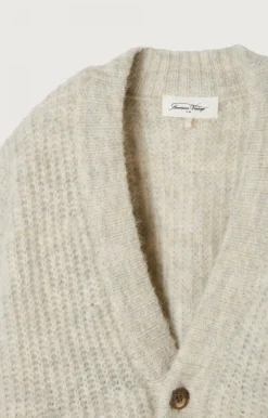 American Vintage Kid'S Cardigan East Powder Snow Melange Cheap