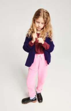 American Vintage Kid'S Cardigan East Melange Blackberry Cheap
