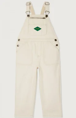 American Vintage Kid'S Dungarees Spywood Ecru Shop