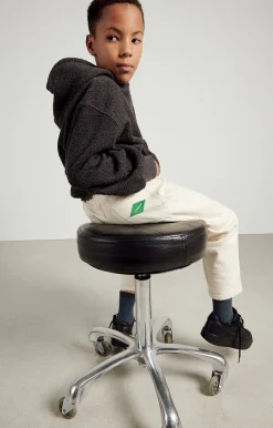 American Vintage Kid'S Hoodie Bobypark Charcoal Melange Shop