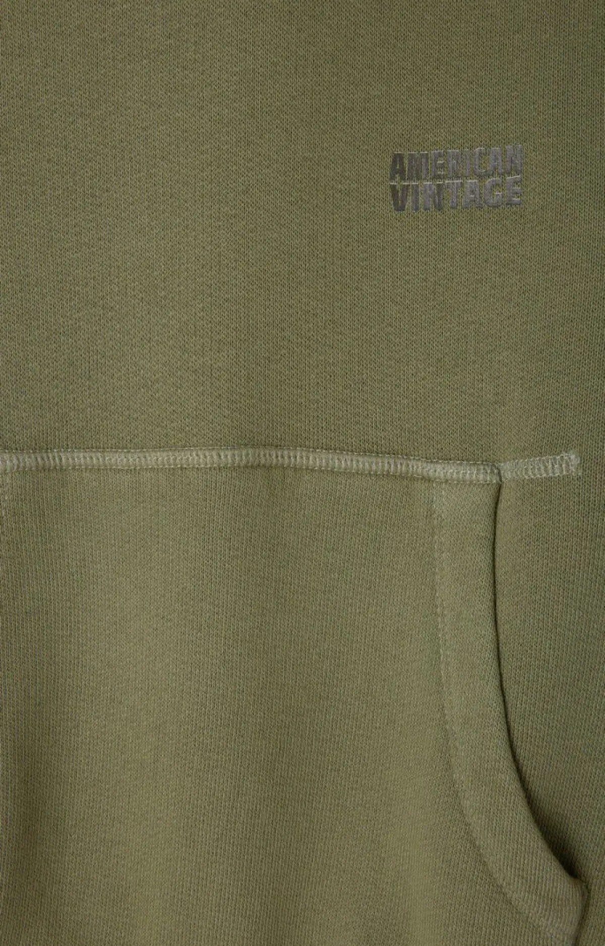 American Vintage Kid'S Hoodie Izubird Khaki Vintage Flash Sale