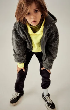 American Vintage Kid'S Jacket Hoktown Charcoal Melange Store