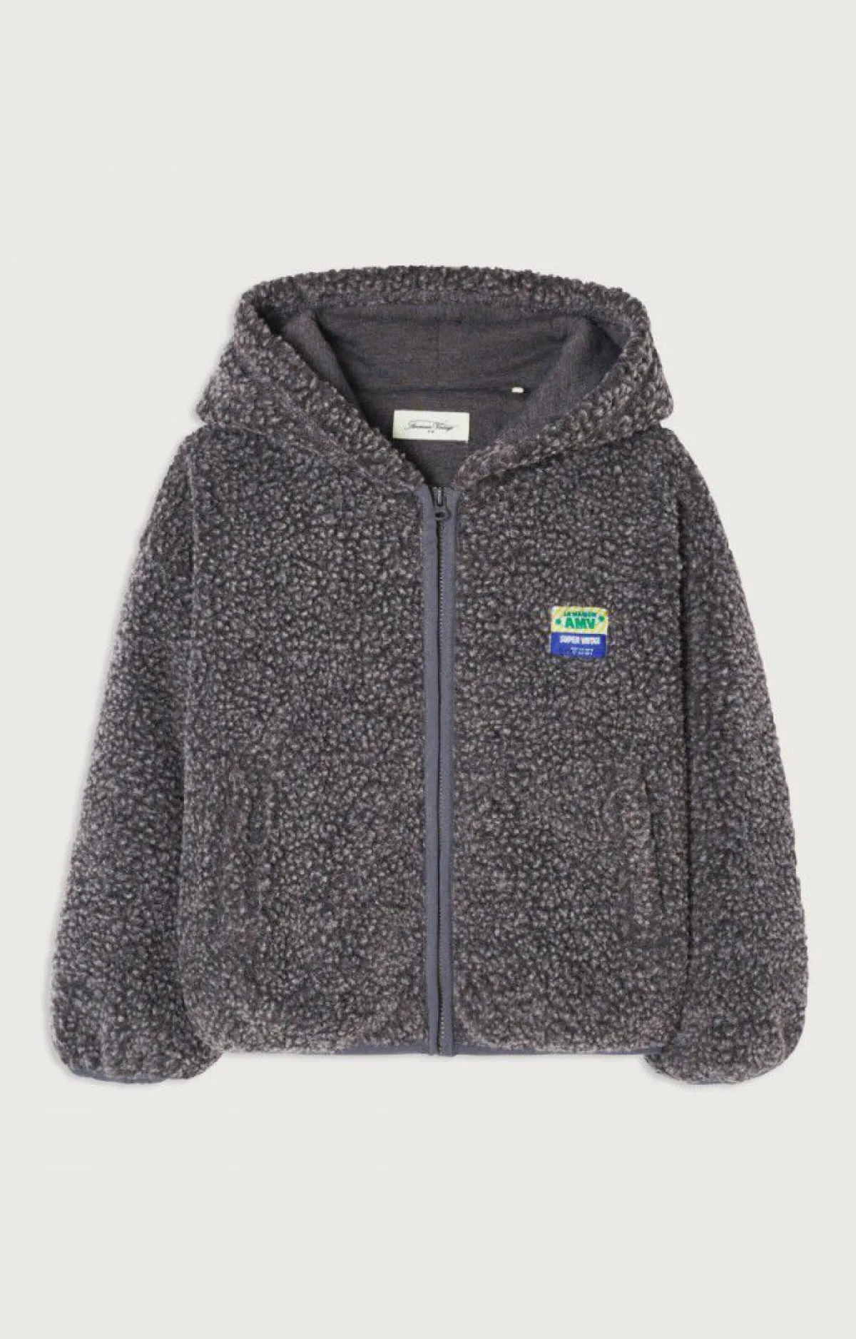 American Vintage Kid'S Jacket Hoktown Charcoal Melange Store