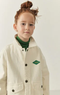 American Vintage Kid'S Jacket Spywood Ecru Cheap