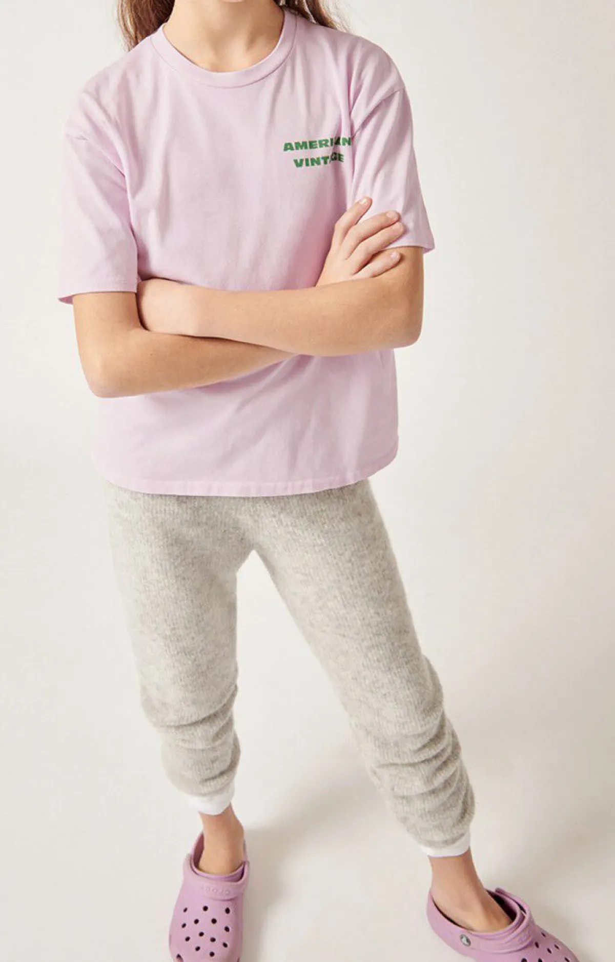 American Vintage Kid'S Joggers Razpark Polar Melange Sale