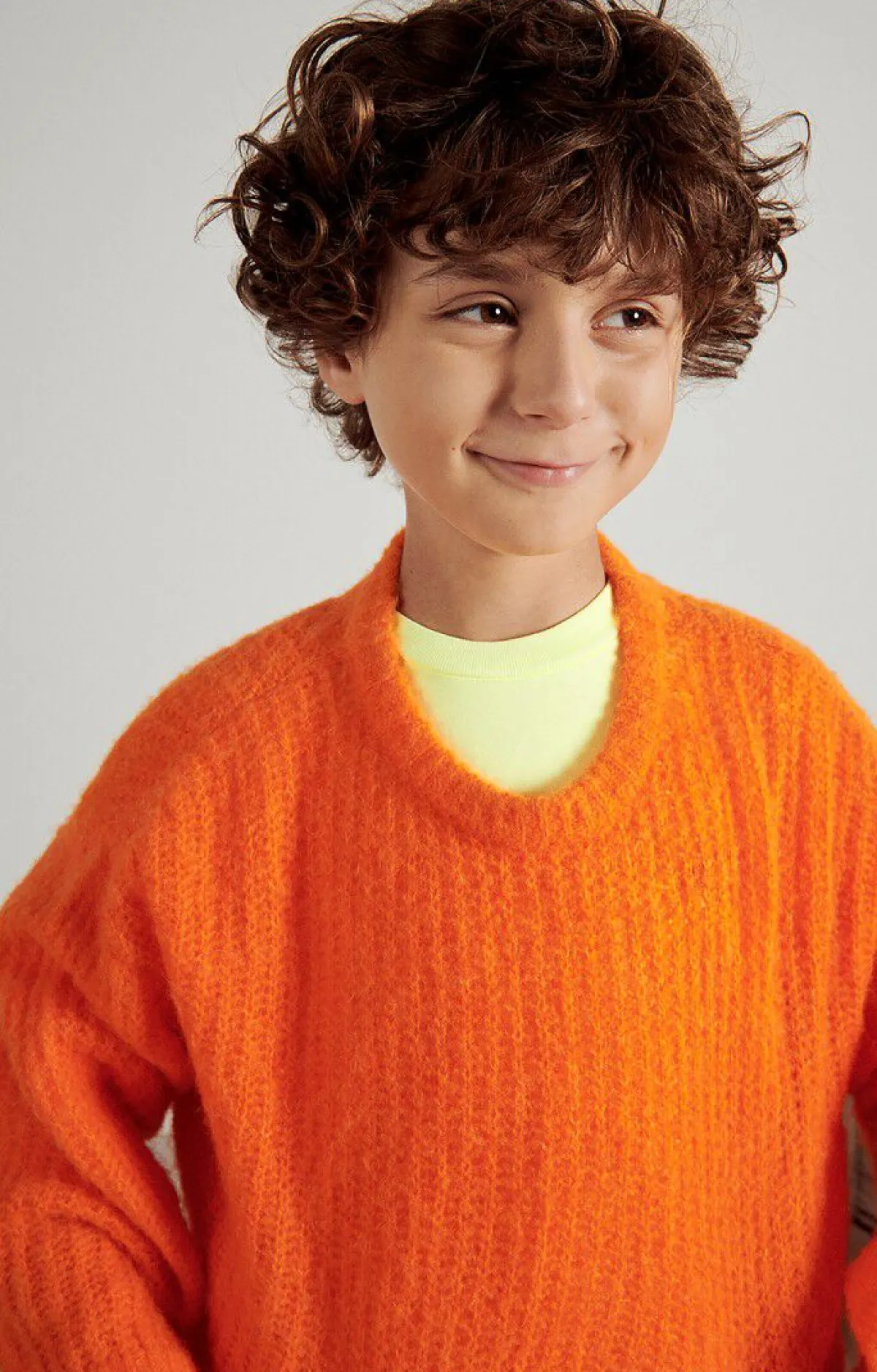 American Vintage Kid'S Jumper East Fluorescent Orange Discount
