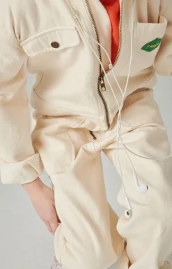 American Vintage Kid'S Jumpsuit Spywood Ecru Best