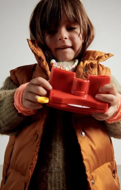 American Vintage Kid'S Padded Jacket Zidibay Gingerbread Sale