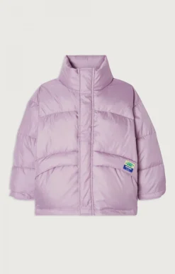 American Vintage Kid'S Padded Jacket Zidibay Mauve Clearance