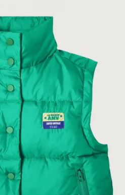 American Vintage Kid'S Padded Jacket Zidibay Emerald Hot