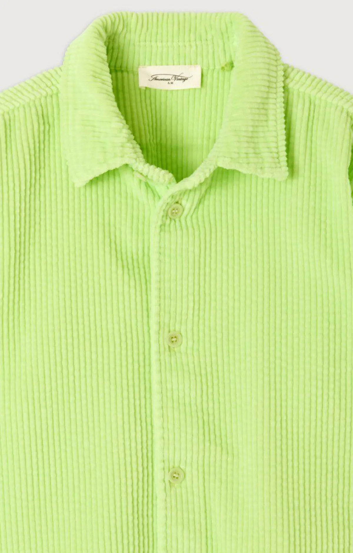 American Vintage Kid'S Shirt Padow Vintage Fluorescent Yellow Best