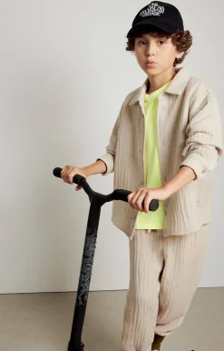American Vintage Kid'S Shirt Yenboro Mist Melange Online