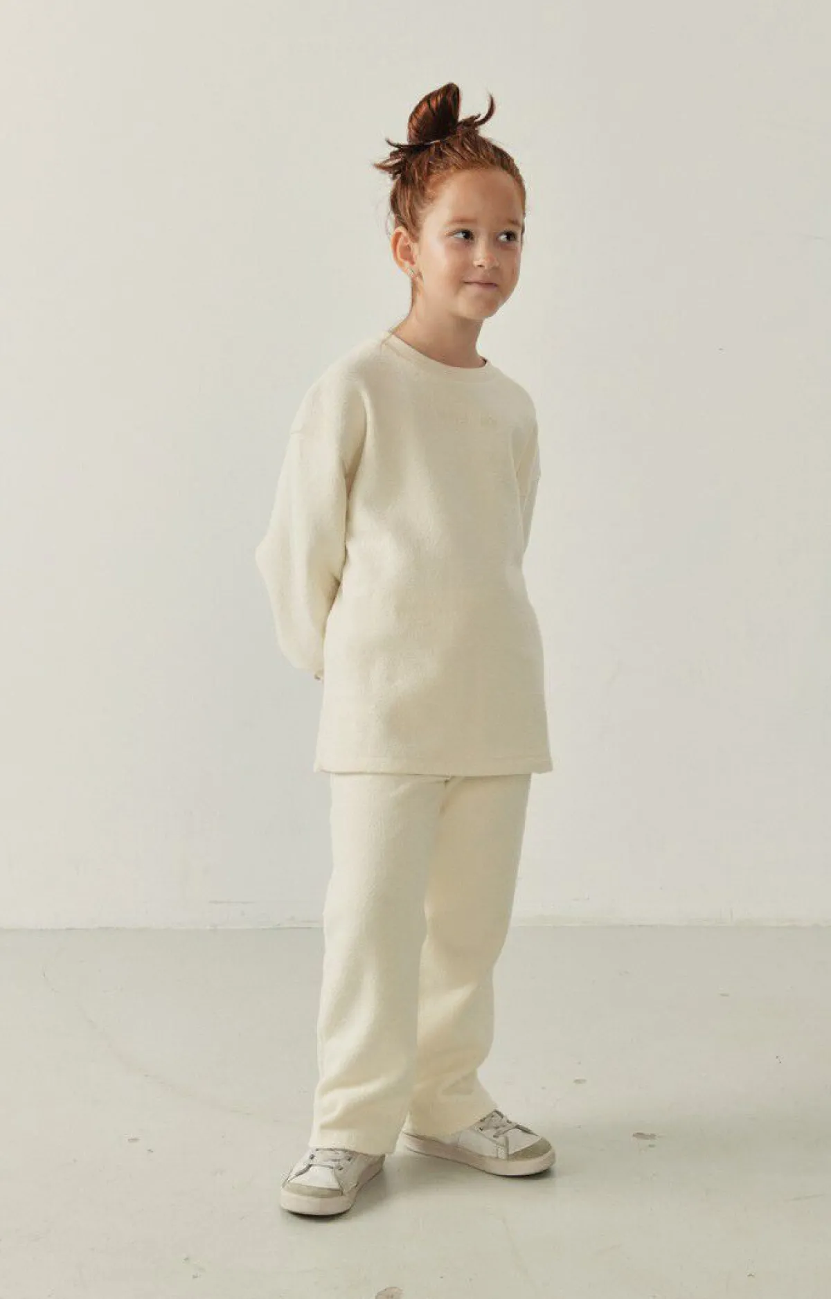 American Vintage Kid'S Sweatshirt Bobypark Ecru Flash Sale