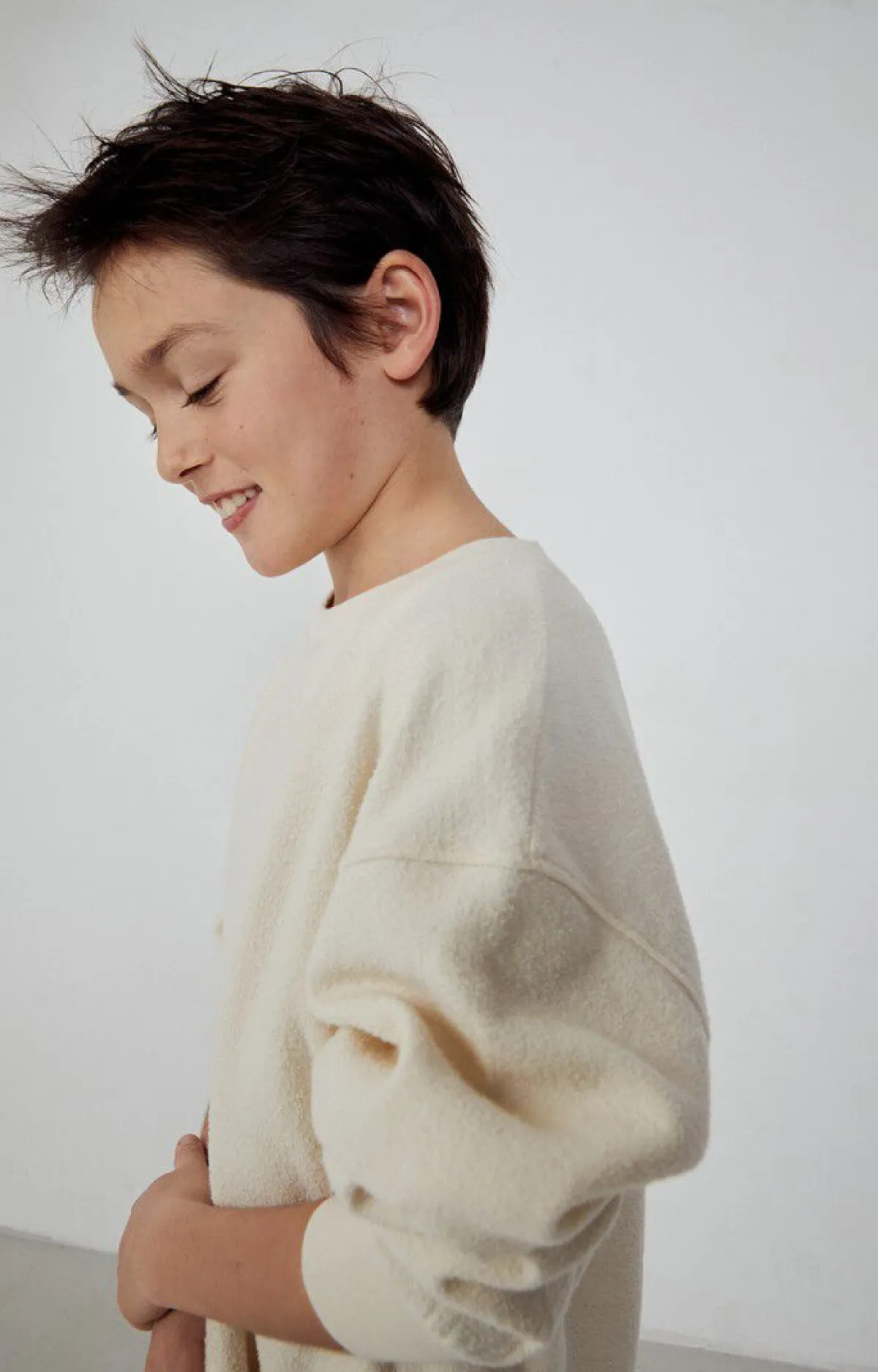 American Vintage Kid'S Sweatshirt Bobypark Ecru Flash Sale
