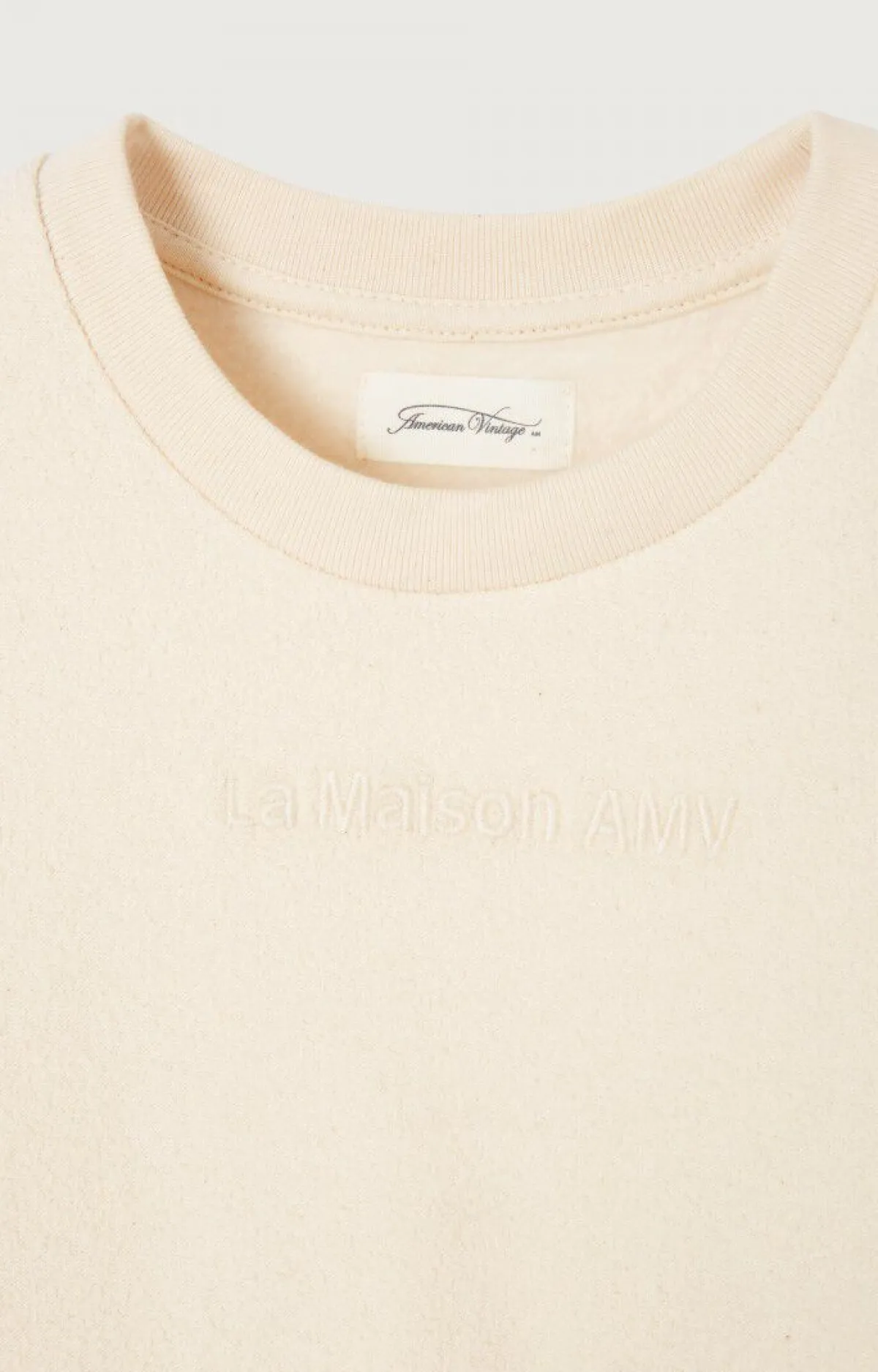 American Vintage Kid'S Sweatshirt Bobypark Ecru Flash Sale