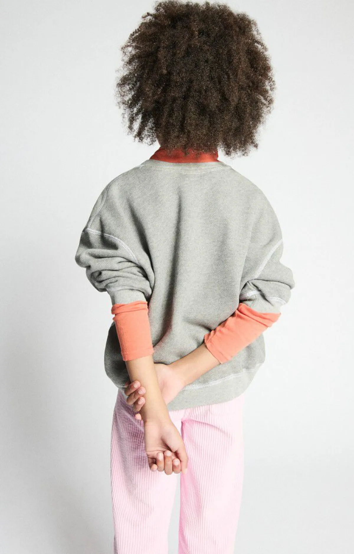 American Vintage Kid'S Sweatshirt Gupcity Heather Grey Best Sale