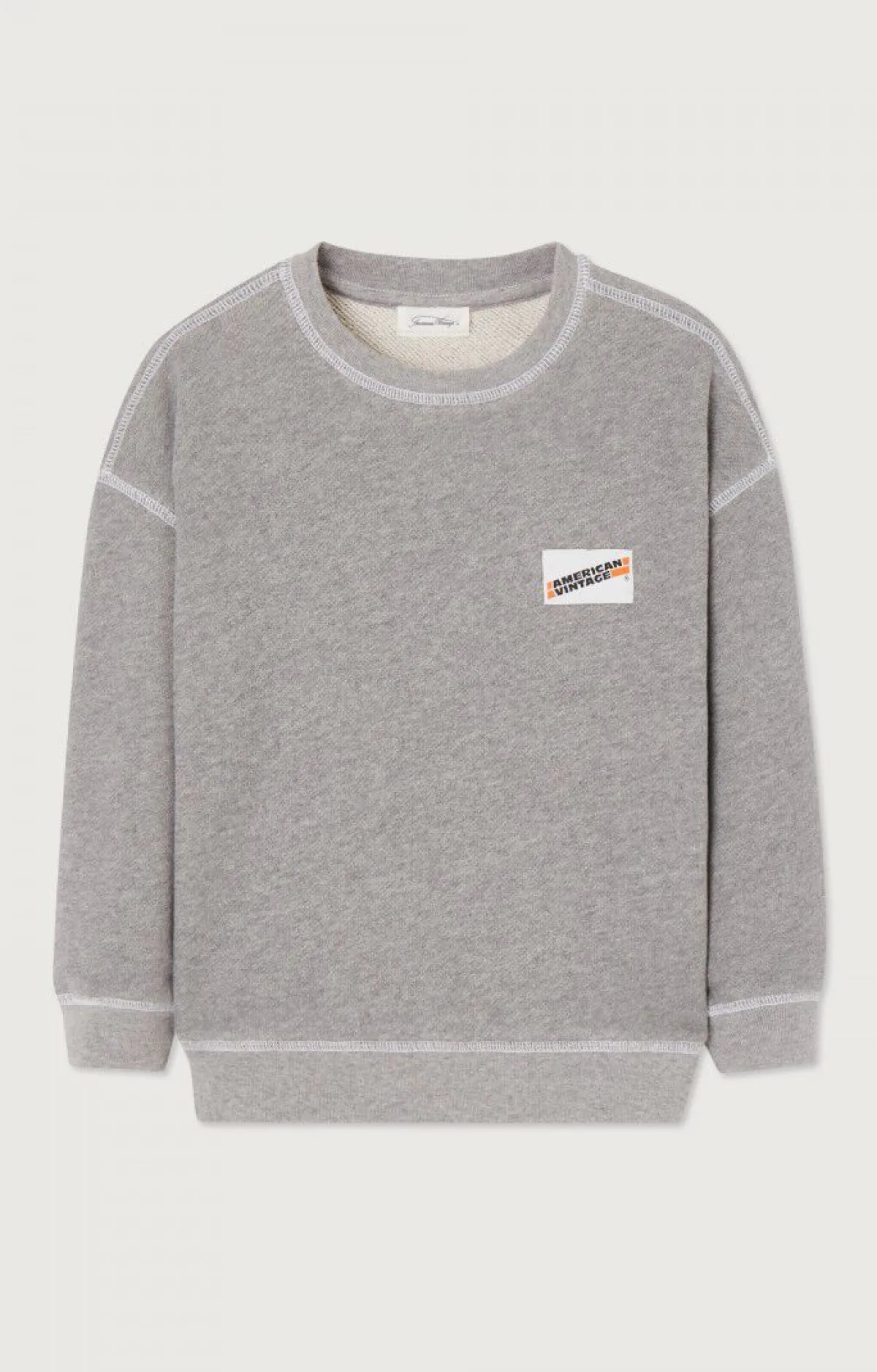 American Vintage Kid'S Sweatshirt Gupcity Heather Grey Best Sale