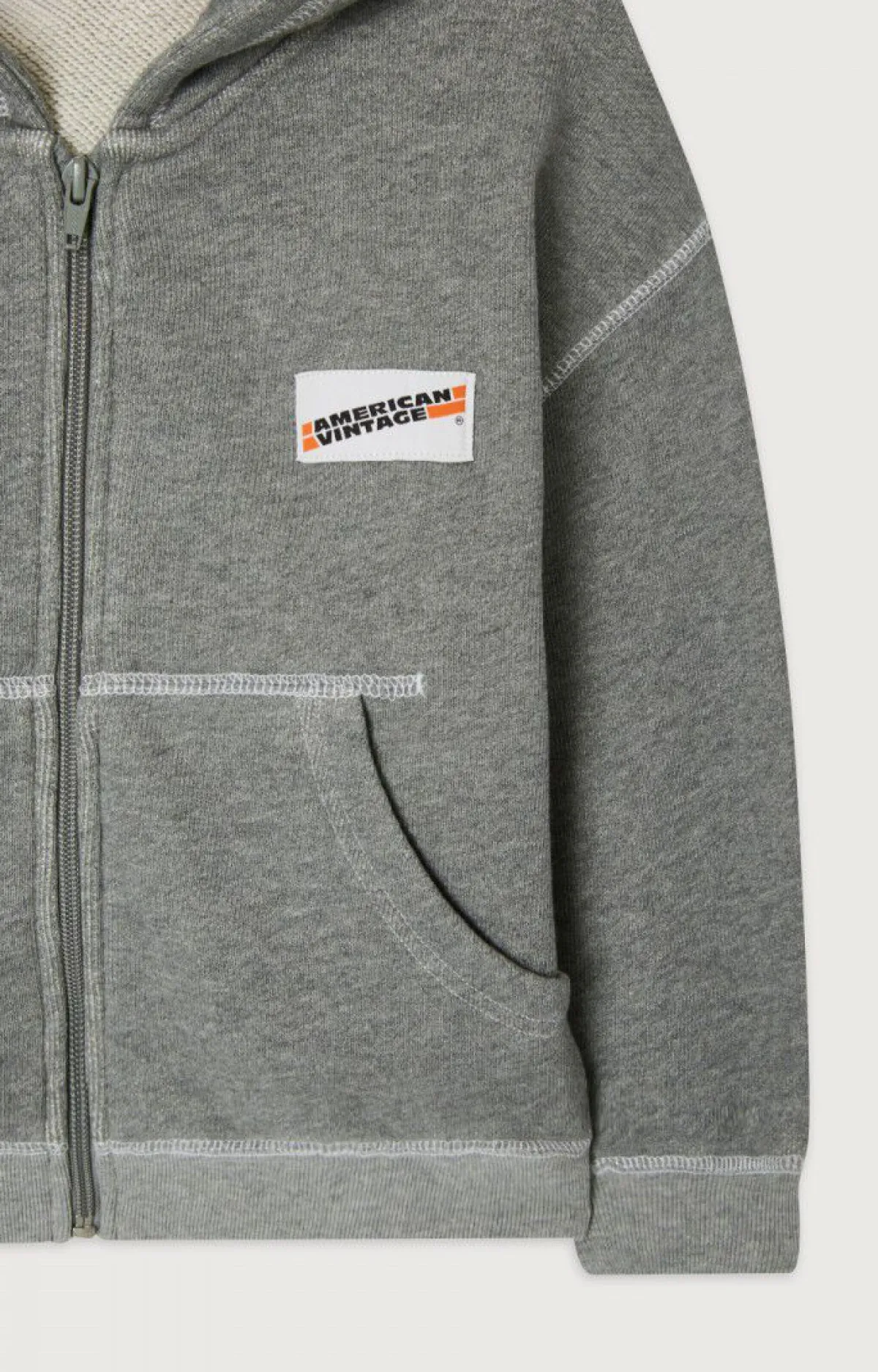 American Vintage Kid'S Sweatshirt Gupcity Heather Grey Sale