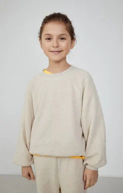 American Vintage Kid'S Sweatshirt Itonay Ecru Melange Fashion
