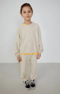 American Vintage Kid'S Sweatshirt Itonay Ecru Melange Fashion