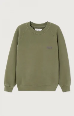 American Vintage Kid'S Sweatshirt Izubird Khaki Vintage New