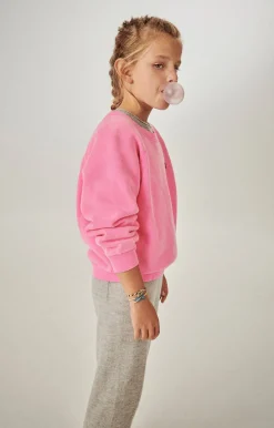 American Vintage Kid'S Sweatshirt Izubird Fluo Pink Clearance