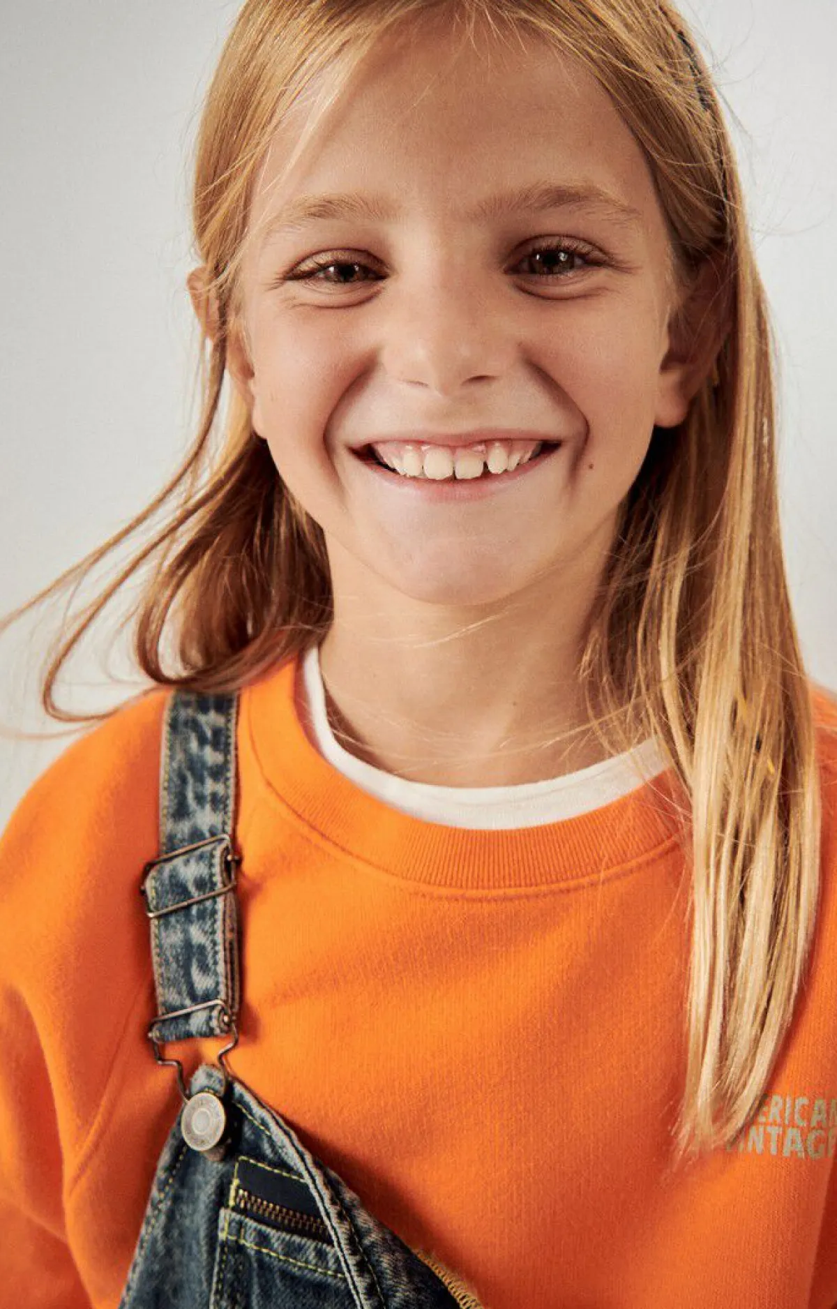 American Vintage Kid'S Sweatshirt Izubird Vintage Mandarin New