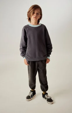 American Vintage Kid'S Sweatshirt Izubird Carbon Vintage Cheap