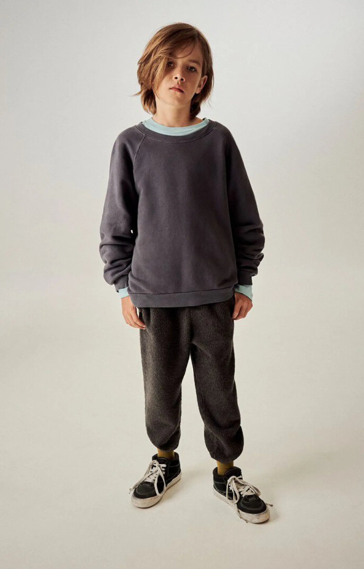 American Vintage Kid'S Sweatshirt Izubird Carbon Vintage Cheap