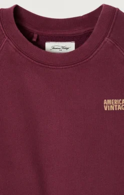 American Vintage Kid'S Sweatshirt Izubird Vintage Burgundy Best