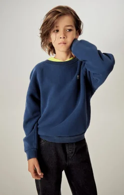 American Vintage Kid'S Sweatshirt Izubird Navy Vintage New