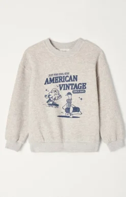 American Vintage Kid'S Sweatshirt Kodytown Mildred Polar Melange Clearance