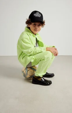 American Vintage Kid'S Trousers Padow Vintage Fluorescent Yellow Clearance