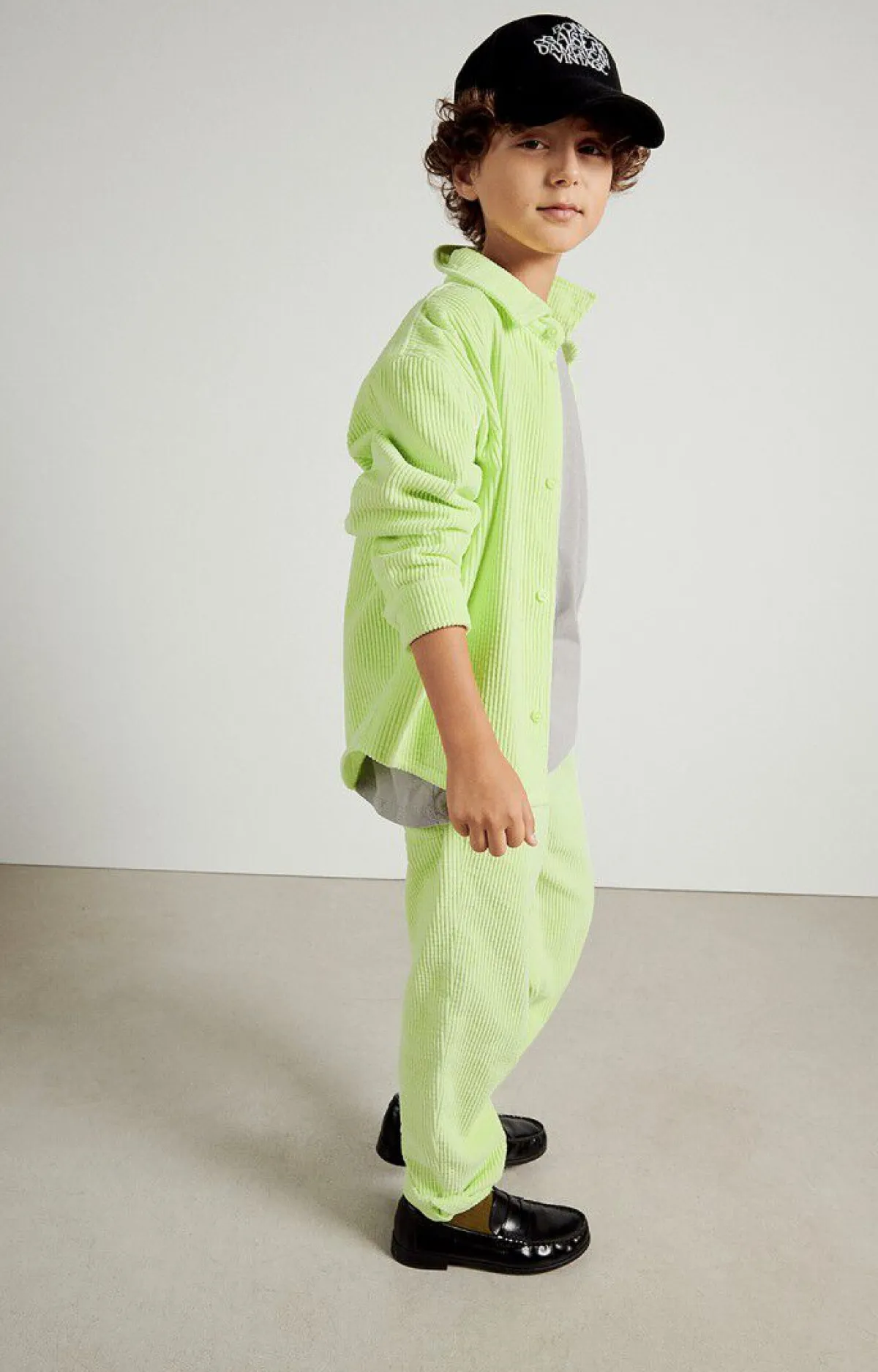 American Vintage Kid'S Trousers Padow Vintage Fluorescent Yellow Clearance
