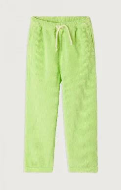 American Vintage Kid'S Trousers Padow Vintage Fluorescent Yellow Clearance