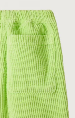 American Vintage Kid'S Trousers Padow Vintage Fluorescent Yellow Clearance