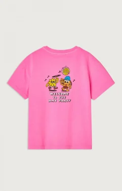 American Vintage Kid'S T-Shirt Fizvalley Fluo Pink Store
