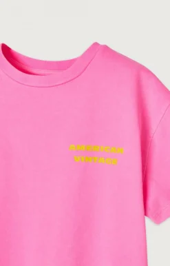 American Vintage Kid'S T-Shirt Fizvalley Fluo Pink Store