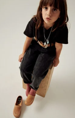American Vintage Kid'S Worker Jeans Yopday Black Hot