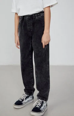 American Vintage Kid'S Worker Jeans Yopday Black Hot