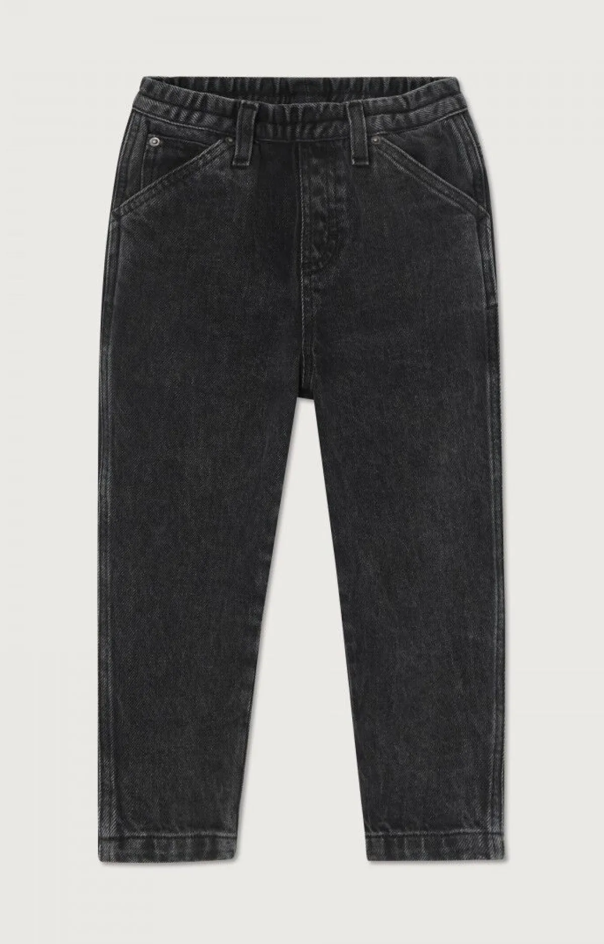 American Vintage Kid'S Worker Jeans Yopday Black Hot