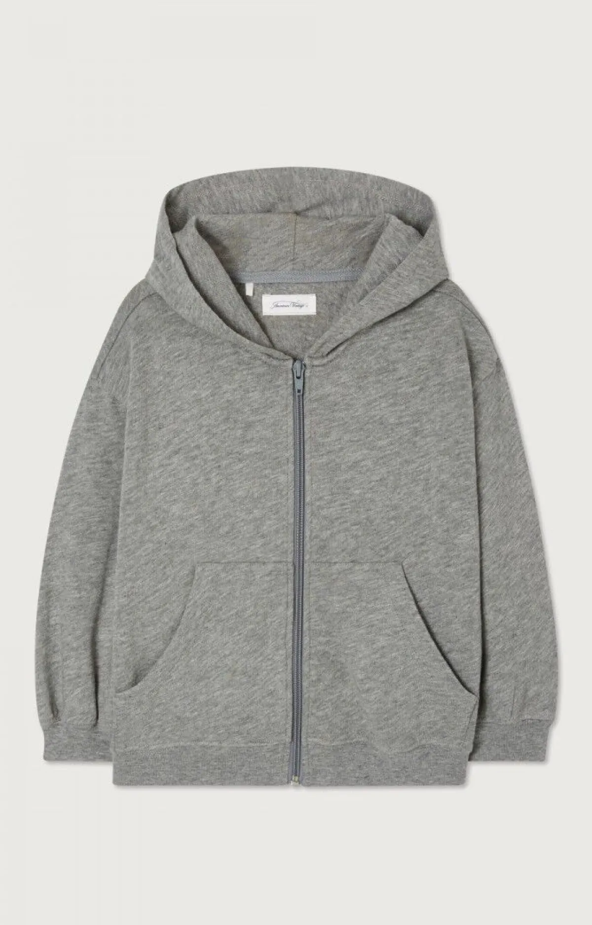 American Vintage Kid'S Zipped Hoodie Sonoma Heather Grey Outlet