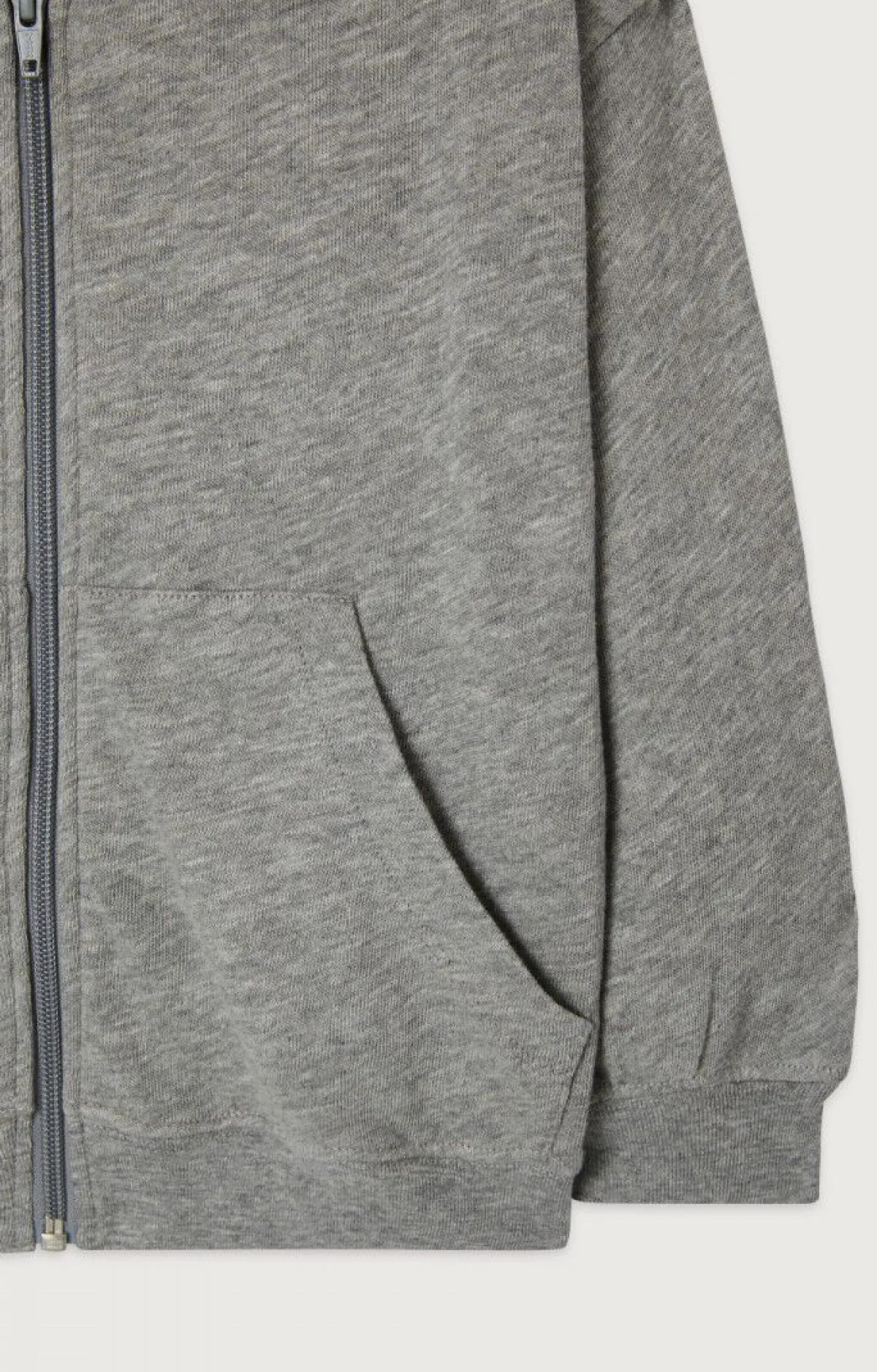 American Vintage Kid'S Zipped Hoodie Sonoma Heather Grey Outlet