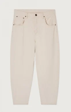 American Vintage Men'S Big Carrot Jeans Snopdog Ecru Flash Sale