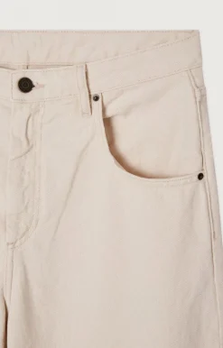 American Vintage Men'S Big Carrot Jeans Snopdog Ecru Flash Sale
