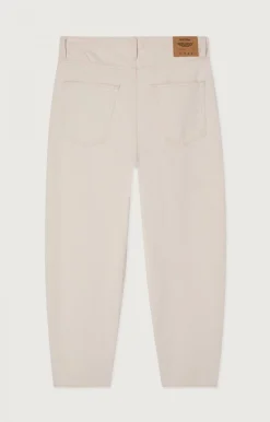 American Vintage Men'S Big Carrot Jeans Snopdog Ecru Flash Sale