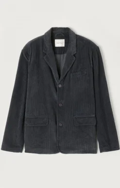 American Vintage Men'S Blazer Padow Carbon Vintage Discount