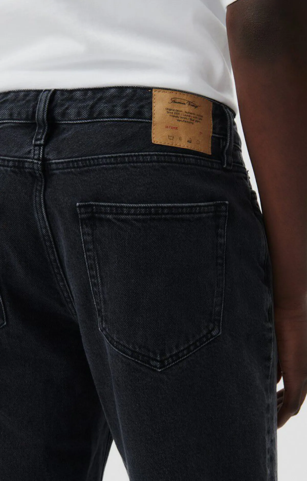 American Vintage Men'S Carrot Jeans Yopday Black Salt And Pepper Best