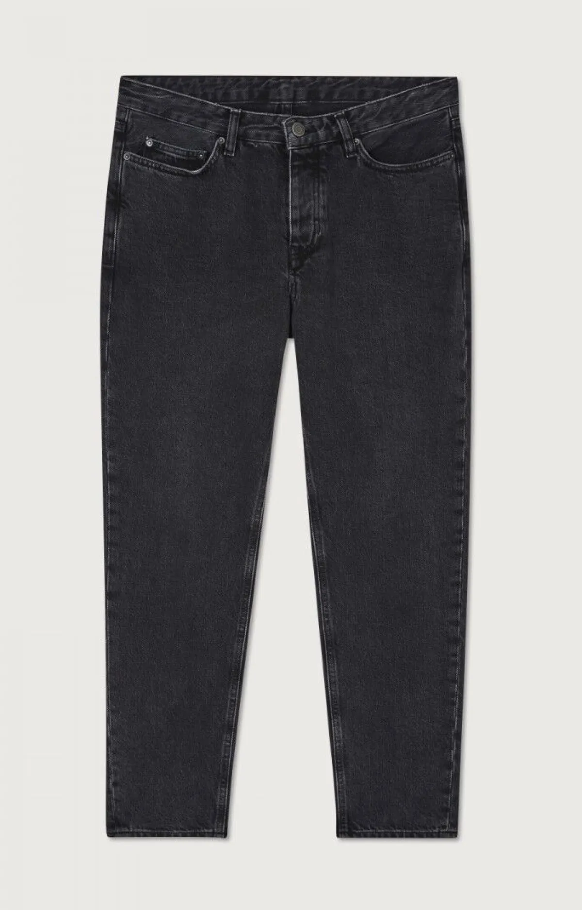 American Vintage Men'S Carrot Jeans Yopday Black Salt And Pepper Best