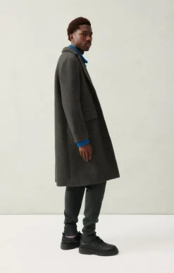 American Vintage Men'S Coat Bazybay Charcoal Melange Clearance